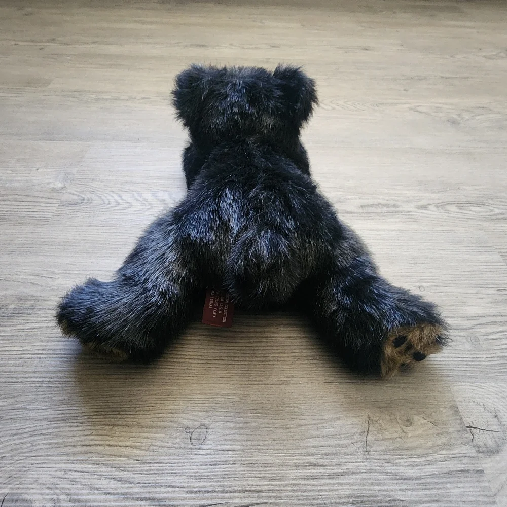 The Bearington Collection‎ Black Bear Plush Stuffed Animal 12